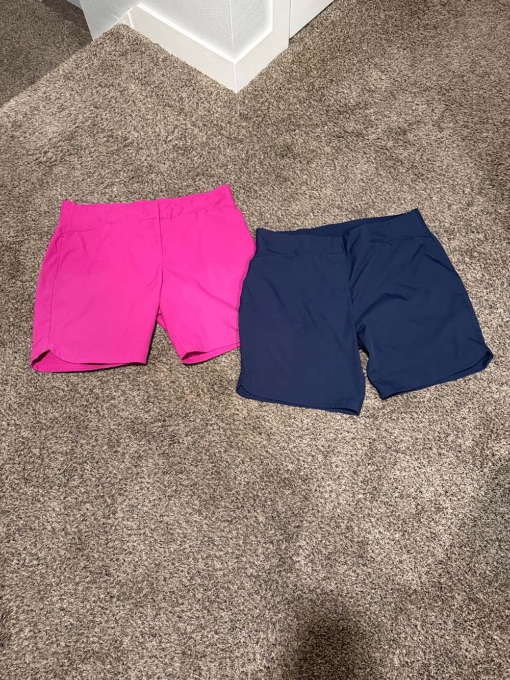 Puma Hot Pink and Navy Golf Shorts